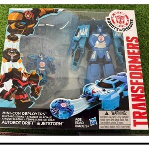 Transformers Robots in Disguise Minicon Deployers Autobot Drift & Jetstorm